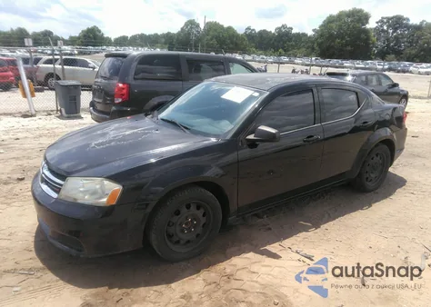 2012 Dodge Avenger Se z USA, uszkodzony, nr VIN 1C3CDZAB6CN294568